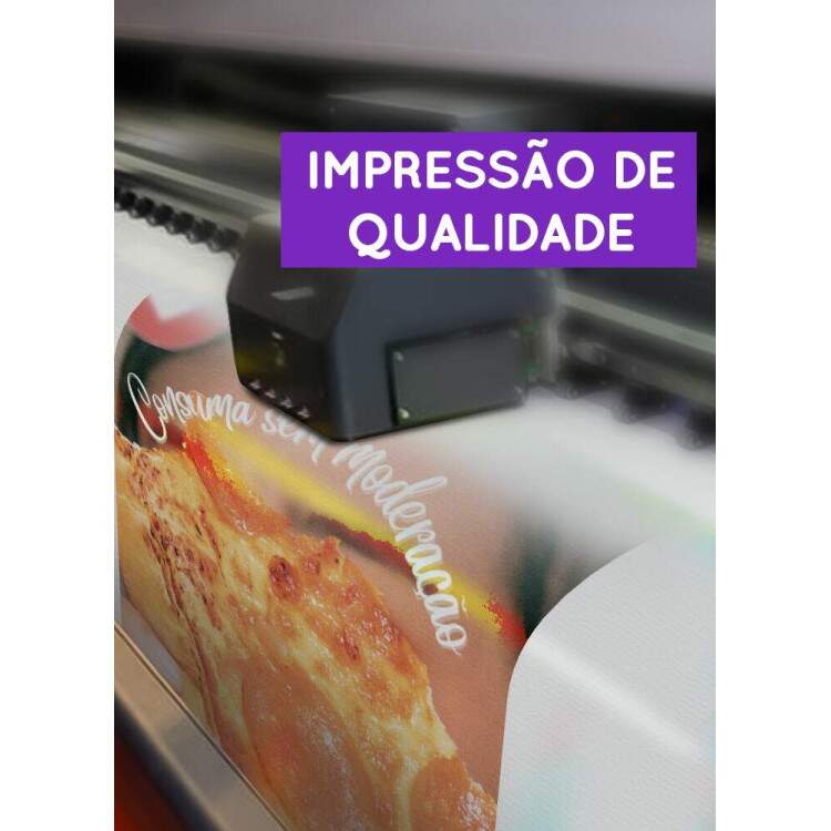 Banner Impresso para Pizzaria Consuma Sem Moderao