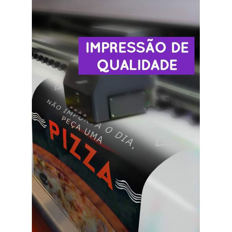 Banner Impresso para Pizzaria No Importa o Dia