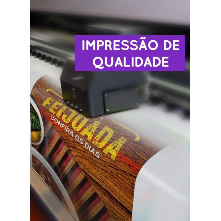 Banner Impresso para Restaurante Aqui Tem Feijoada