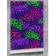 Papel de Parede Animal Print Tropical Cores Florescentes