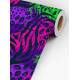 Papel de Parede Animal Print Tropical Cores Florescentes