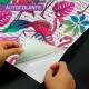 Papel de Parede Flamingos em Cores Degrad�
