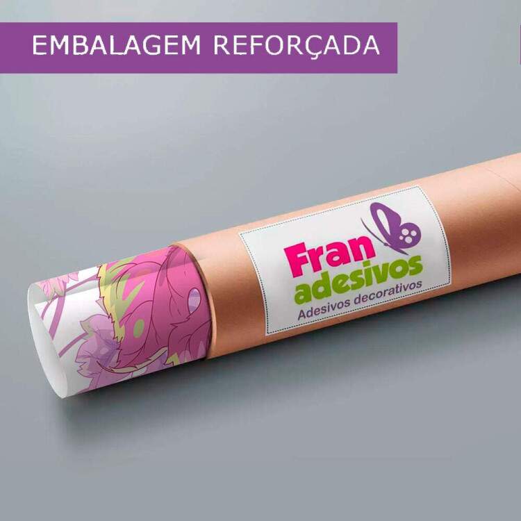 Papel de Parede Cozinha Uvas com Folhas Rosas