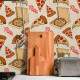 Papel de Parede Cozinha Fast Food Pizza na Caixa