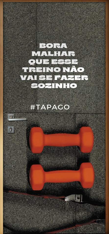 Adesivo Para Porta Para Academia #Tapago