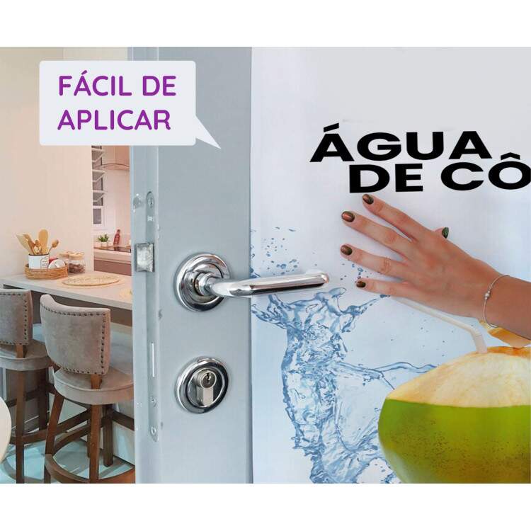 Adesivo Para Porta gua De Coco Fresca