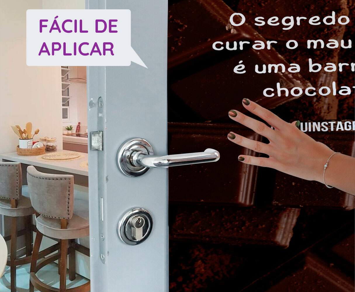 Adesivo Para Porta O Segredo Para Curar O Mau Humor