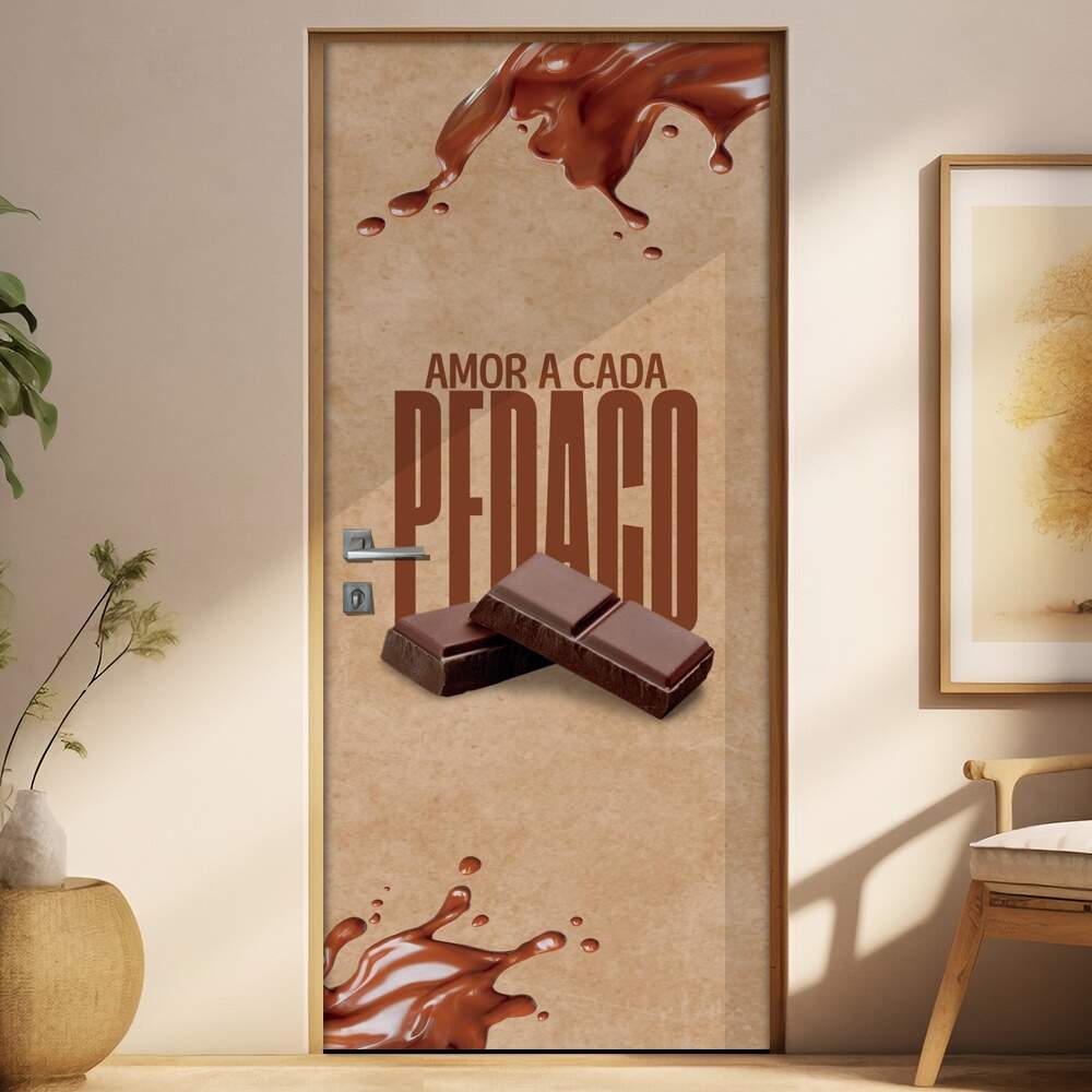 Adesivo Para Porta Amor A Cada Pedao