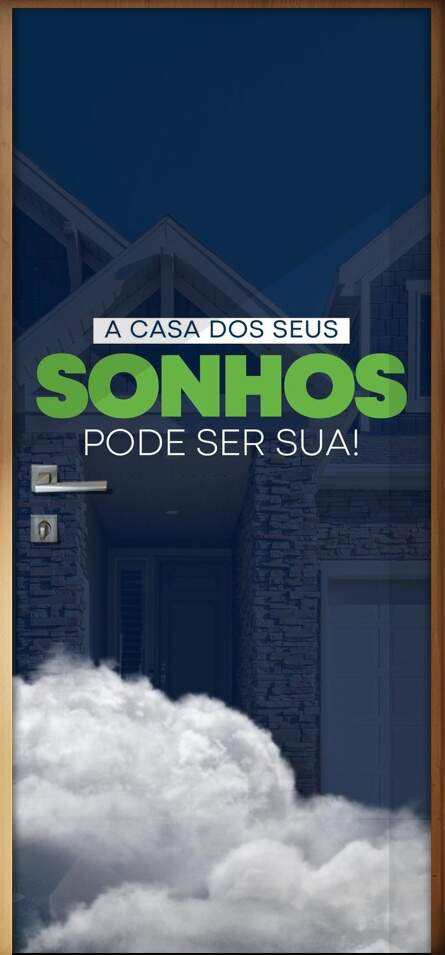 Adesivo Para Porta Para Imobliaria A Casa Dos Seus Sonhos