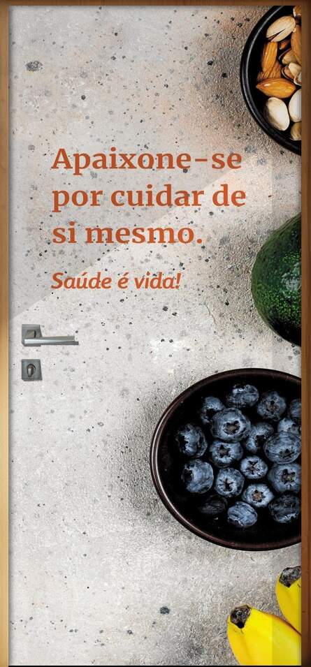 Adesivo Para Porta Para Nutricionista Sade  Vida!