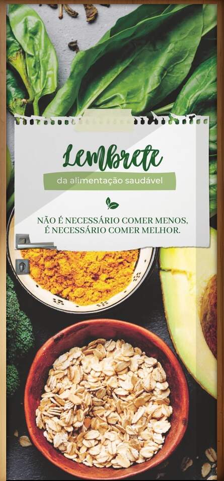 Adesivo Para Porta Para Nutricionista Lembrete Da Alimentao Saudvel