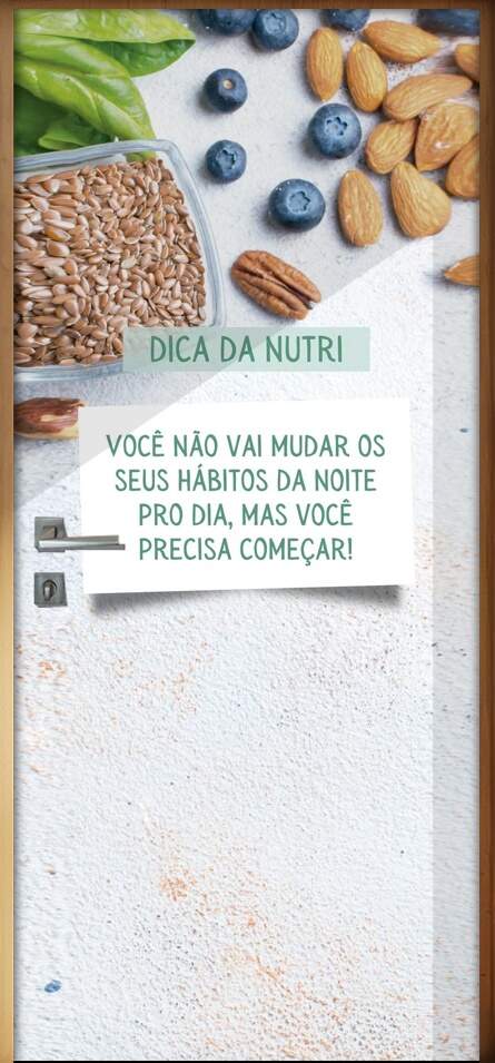 Adesivo Para Porta Para Nutricionista Dica Da Nutri