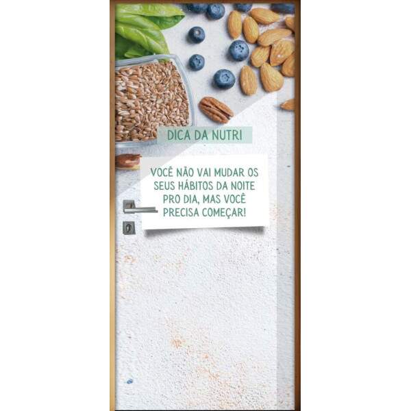 Adesivo Para Porta Para Nutricionista Dica Da Nutri