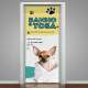 Adesivo Para Porta Para Pet Shop Banho & Tosa
