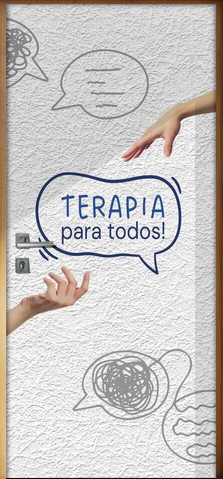 Adesivo Para Porta Para Psicologia Terapia Para Todos