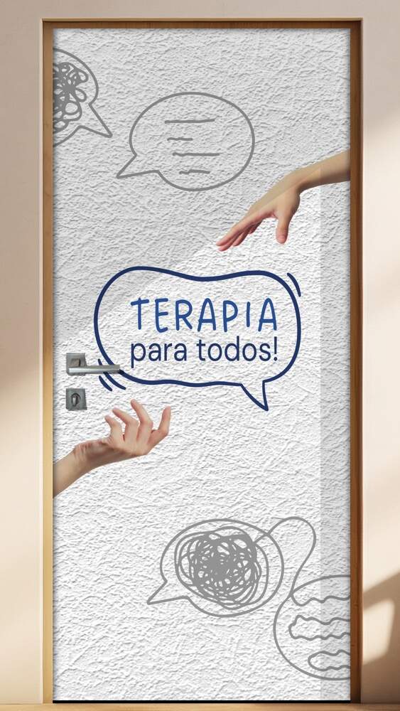 Adesivo Para Porta Para Psicologia Terapia Para Todos