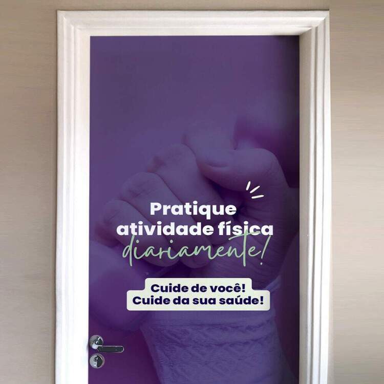 Adesivo Para Porta Para Rea Medicinal Atividade Fsica