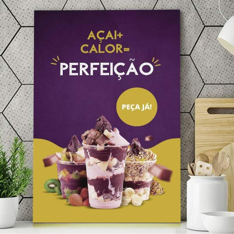 Quadro Decorativo Aa+Calor=Perfeio