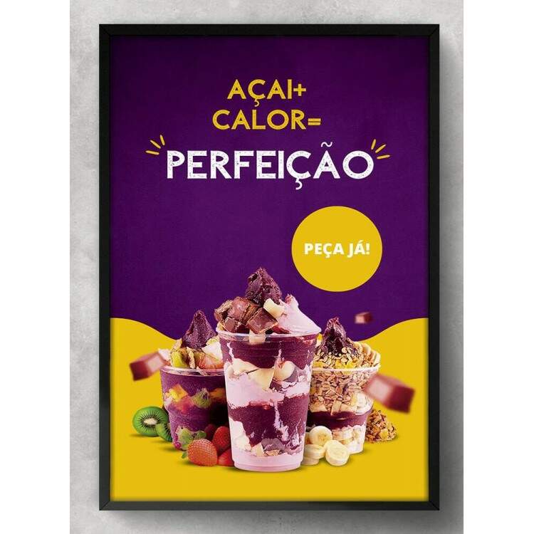 Quadro Decorativo Aa+Calor=Perfeio