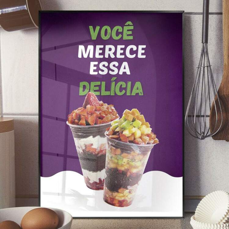 Quadro Decorativo Voc Merece Essa Delcia