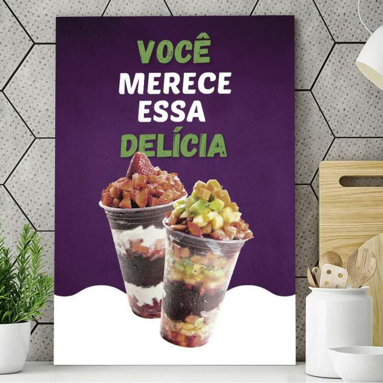 Quadro Decorativo Voc Merece Essa Delcia