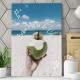Quadro Decorativo Beba �gua de C�co