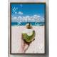 Quadro Decorativo Beba �gua de C�co