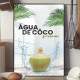 Quadro Decorativo �gua de C�co Fresca