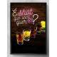 Quadro Decorativo para Bar � Shot que Voc� Quer, @?