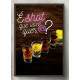 Quadro Decorativo para Bar � Shot que Voc� Quer, @?