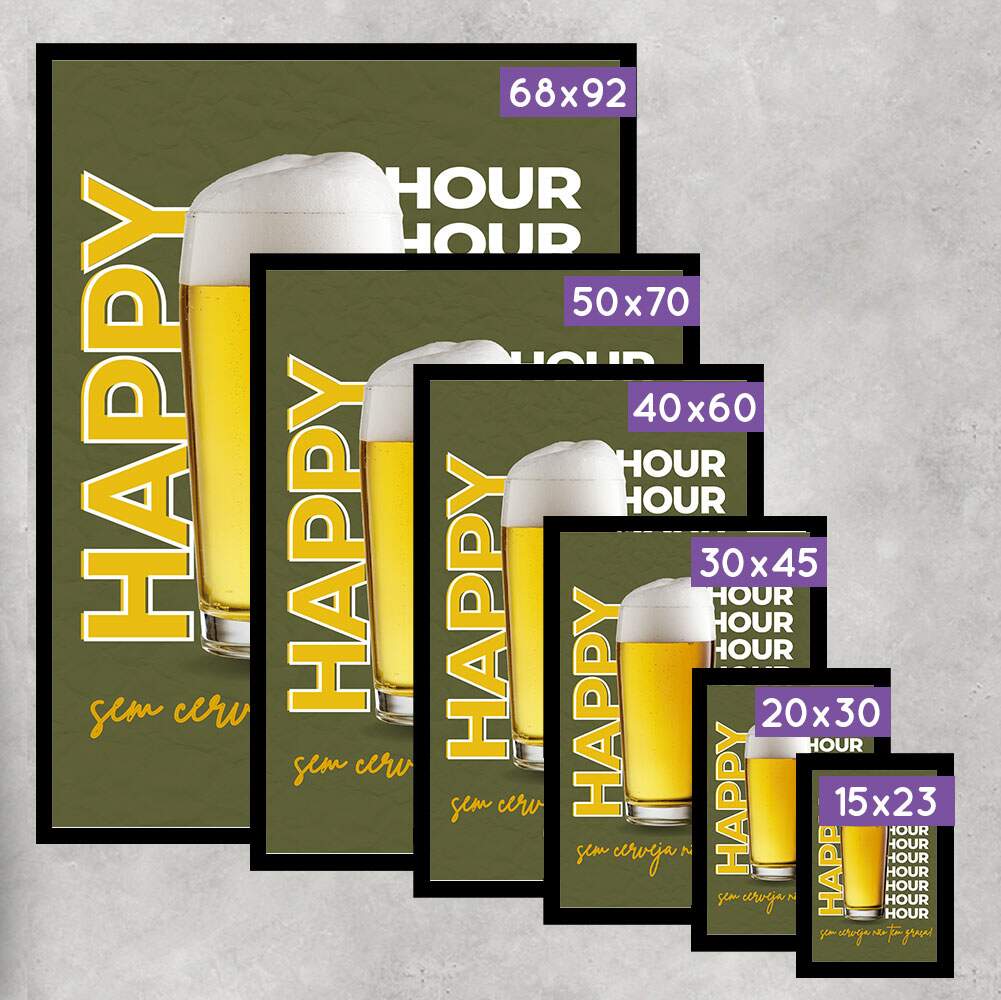 Quadro Decorativo para Bar Sem Cerveja N�o Tem Gra�a