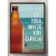Quadro Decorativo para Bar Que Toda Inveja Vire Cerveja!