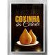 Quadro Decorativo A Melhor Coxinha da Cidade