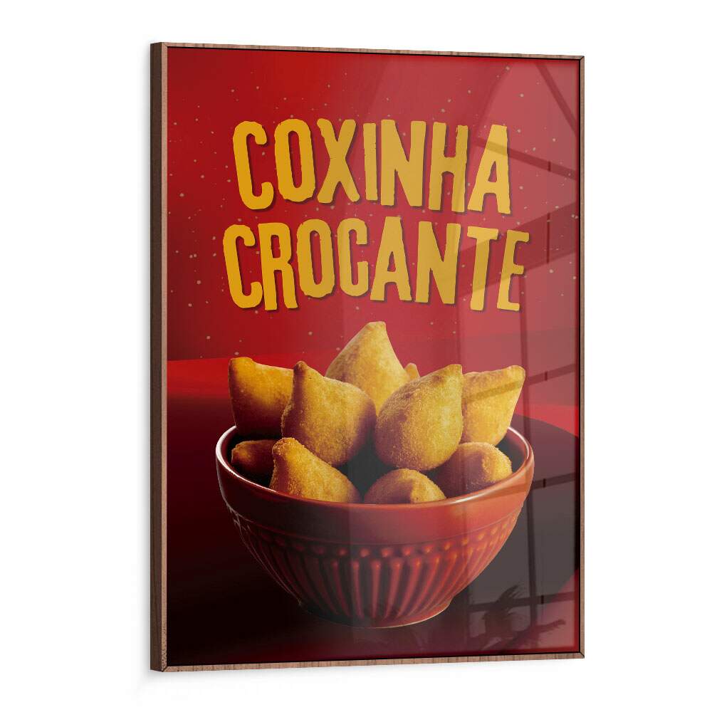 Quadro Decorativo Coxinha Crocante