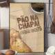 Quadro Decorativo para Padaria P�o na Chapa