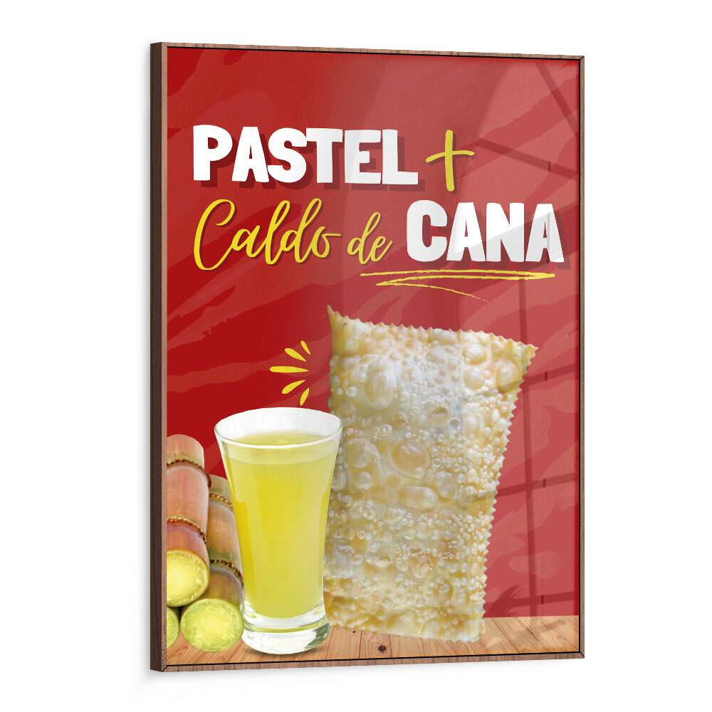Quadro Decorativo para Pastelaria Pastel+Caldo de Cana