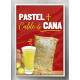 Quadro Decorativo para Pastelaria Pastel+Caldo de Cana