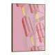 Quadro Decorativo para Sorveteria Picol� de Morango