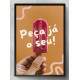 Quadro Decorativo para Sorveteria Pe�a J� o Seu