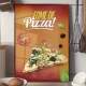 Quadro Decorativo para Pizzaria Fome de Pizza