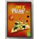 Quadro Decorativo para Pizzaria Fome de Pizza