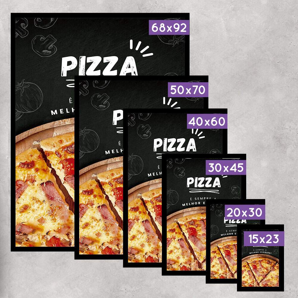 Quadro Decorativo para Pizzaria Pizza � Sempre a Melhor Escolha