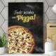 Quadro Decorativo para Pizzaria Tudo Acaba em Pizza!
