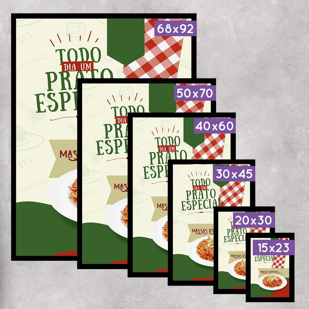Quadro Decorativo para Restaurante Massas Especiais