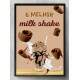 Quadro Decorativo para Sorveteria O Melhor Milk Shake