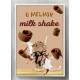 Quadro Decorativo para Sorveteria O Melhor Milk Shake