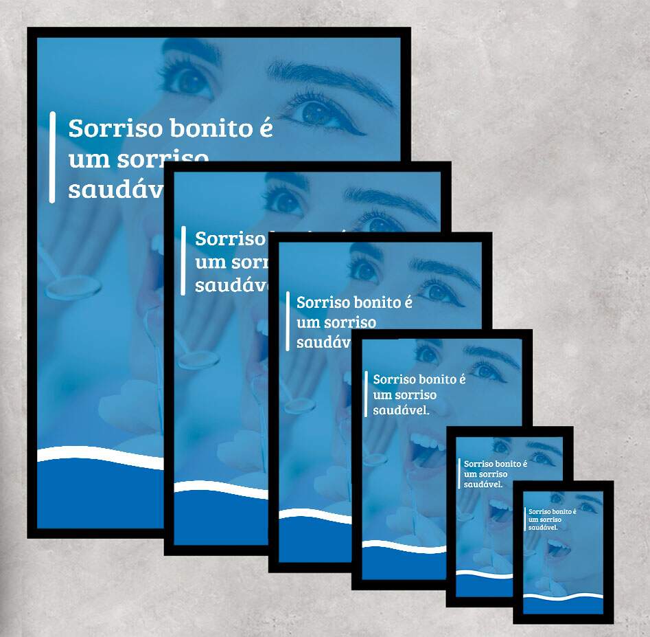 Quadro Decorativo para Dentista Sorriso Saud�vel