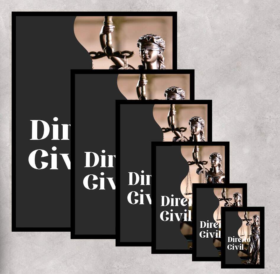 Quadro Decorativo para Direito Civil