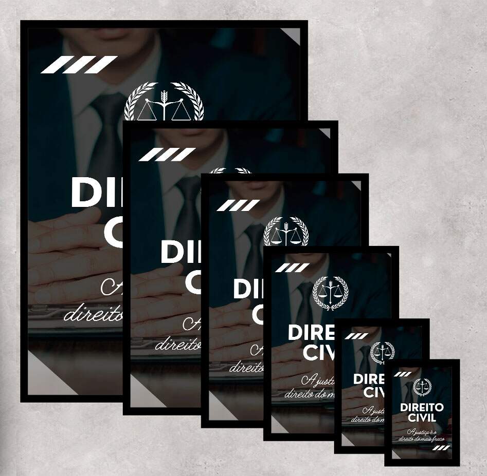 Quadro Decorativo para Direito Civil
