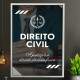 Quadro Decorativo para Direito Civil